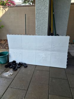 hockey practice tiles and pucks