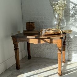 Vintage Cottage Core Side Table 