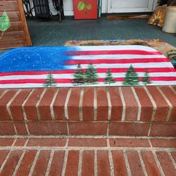 American Flag Painting