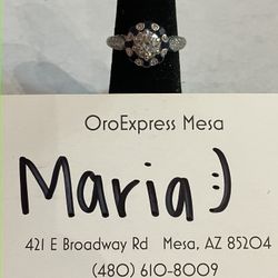Platinum Engagement Ring #108714-1 MGC 
