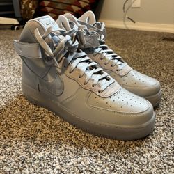 Nike Air Force High Wolf Grey Size 12
