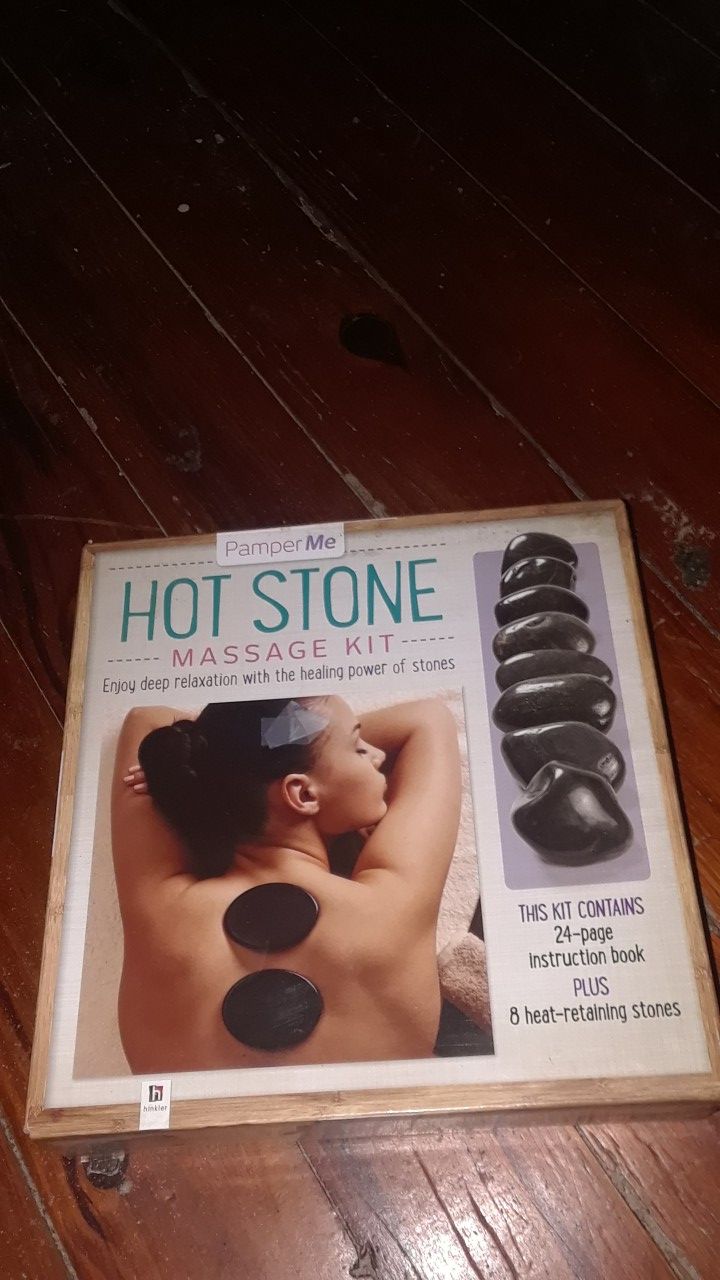 Pamper Me hot stone massage kit