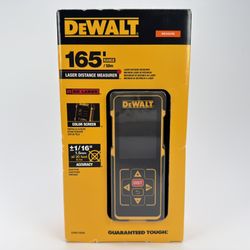 Dewalt  Laser Distance Measurer 165 Ft. 50m Range Color Screen Model DW0165N NEW