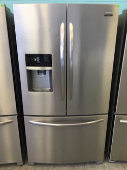Stainless French Door Refrigerator With 2 ice makers
