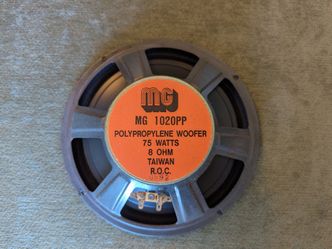 Set of four MG-1020PP 10-inch polypropylene speakers