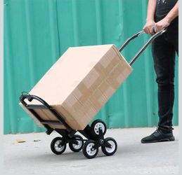 Portable Stair Climbing Folding Cart Climb Hand Truck Dolly All Terrain Stair