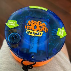 Vintage 1995 YES! Mega Mouth Warp'r Voice Distorting Toy  Clean Tested & Working