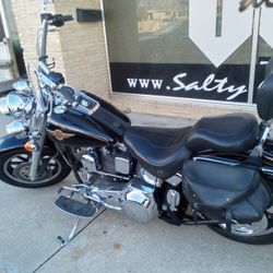 1998 Fatboy Harley Davidson And 2004 Kawasaki Vulcan Meanstreet 