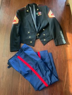 USMC Dress Blue coat and pants
