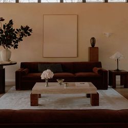 🔴Crate & Barrel | Outlet item | Raffiné 93" Sofa by Athena Calderone