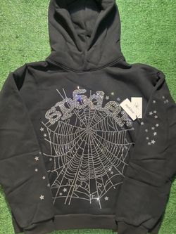 Clean Bedazzled Black Hoodie