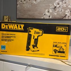 DeWalt Cordless Cable Stapler Kit