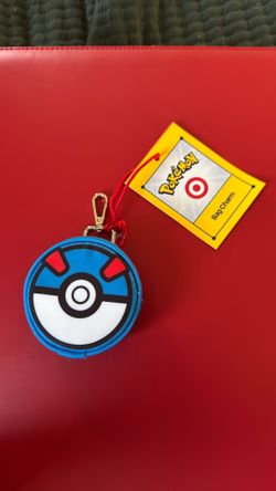 Blue pokeball pokemon bag charm