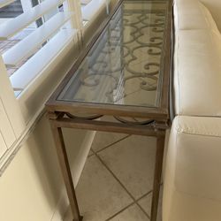 Beautiful Console Table Glass top 