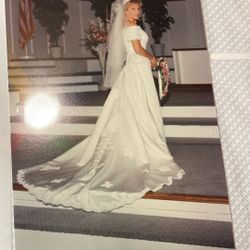 Wedding Gown And Veil