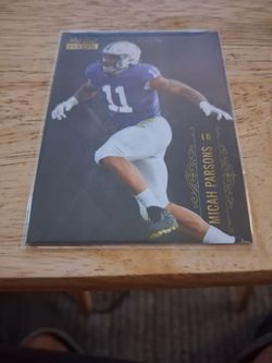 Micah Parsons Wild Card Matte Football Card