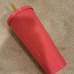 Starbucks Studded Tumbler Limited Edition Neon Pink Color - Brand New 