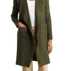 Long Green Cardigan Women’s Medium