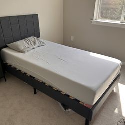 Twin Bed With Mattress 