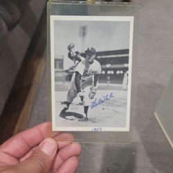 1953 Hal White Autograph Black /white 4 ×6/ Taking Offers