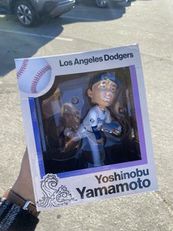 Yoshinobu Yamamoto Bobblehead, LA Dodgers SGA 6-13-24 