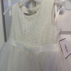 David’s Bridal Tulle Flower Girl Dress