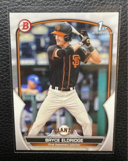 2023 Bryce Eldridge 1st Bowman Rookie Card. San Francisco Giants