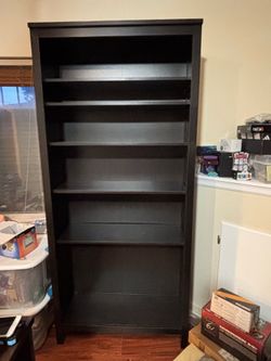 IKEA Hemnes Bookcases and Glass-door Cabinet