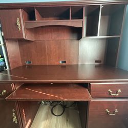 Computer Hutch and Matching Printer Stand