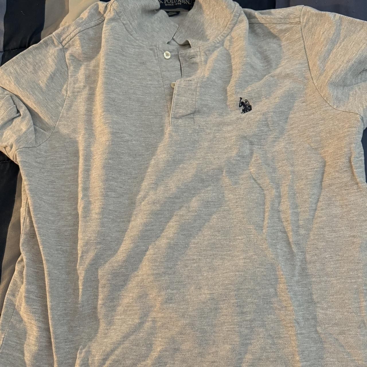 Grey Polo Ralph Lauren Shirt Collared 