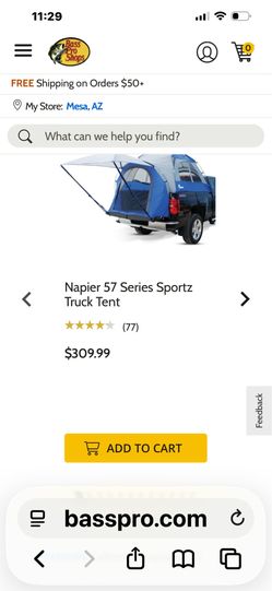 Bass pro shop sports truck tent