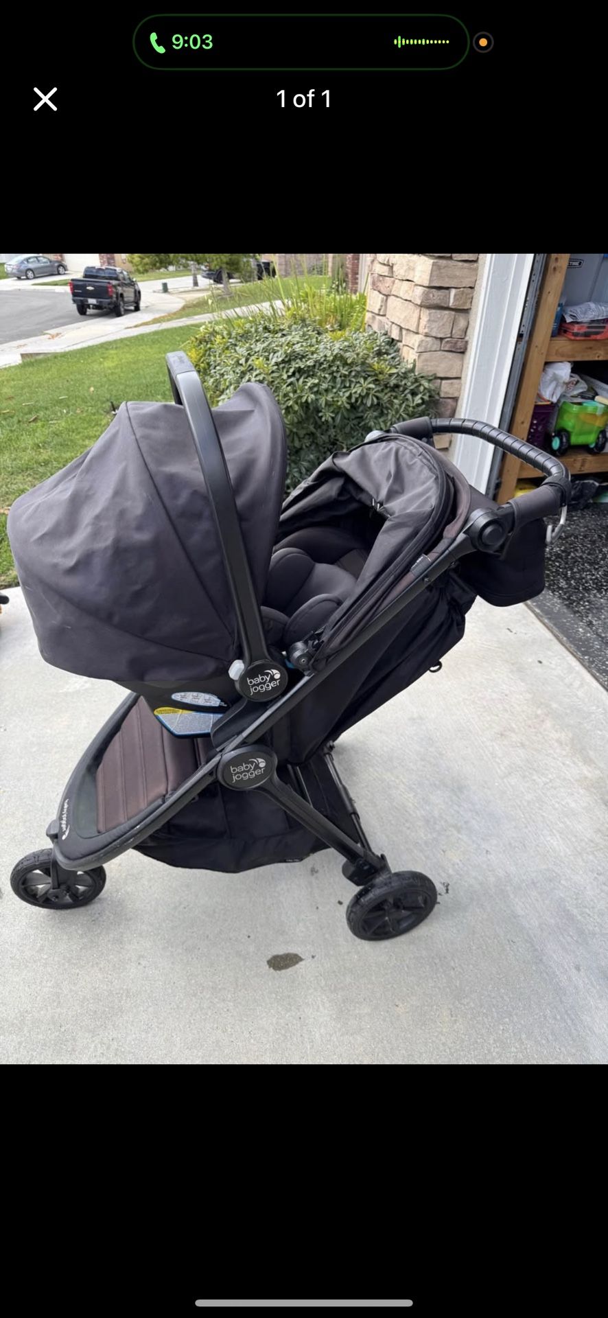 Baby Jogger Stroller/car seat Combo