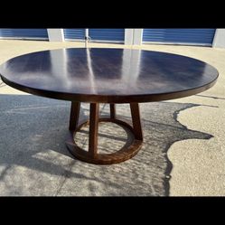 Wood Round Table Original Price $1800