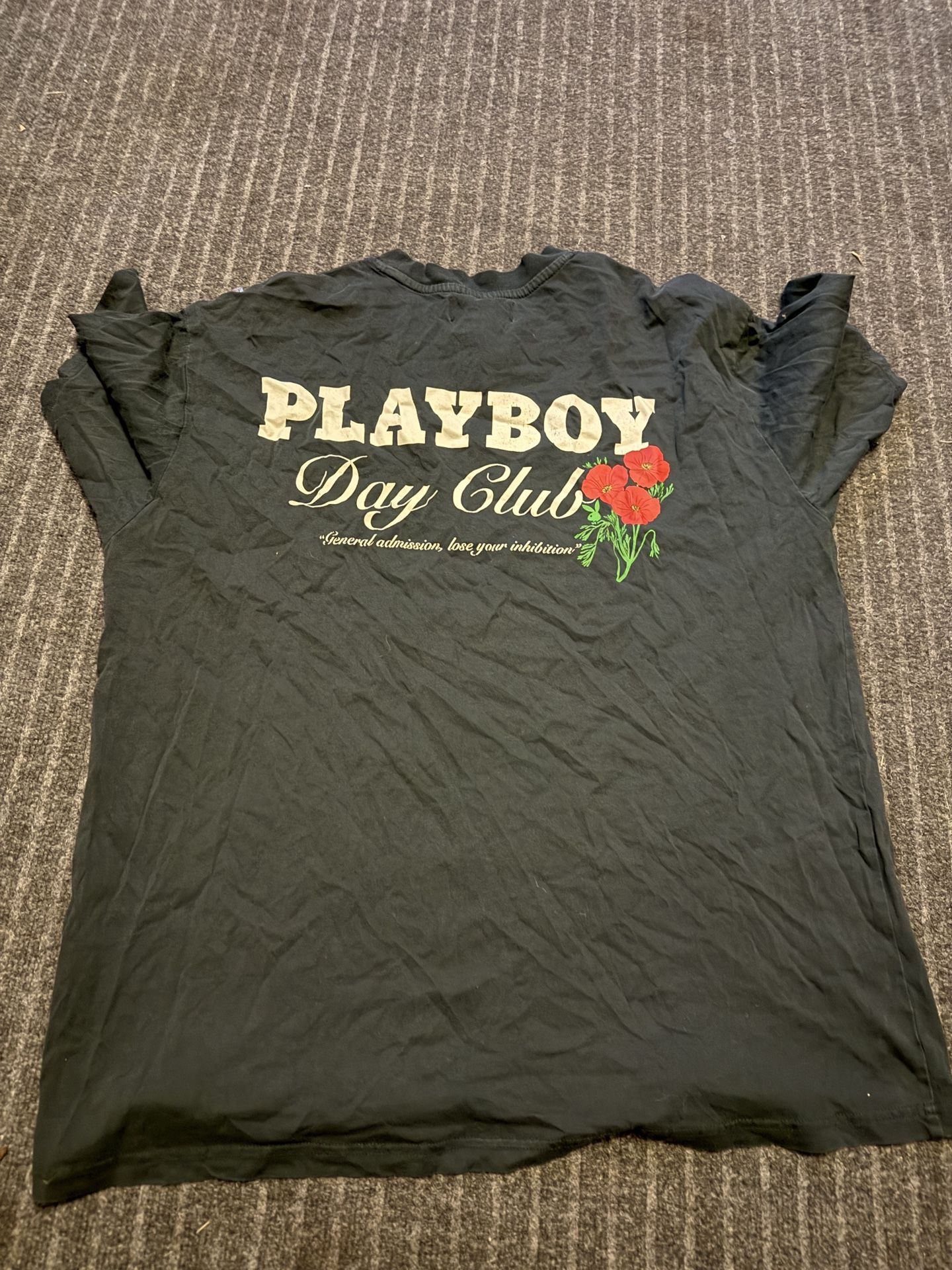 WOMENS PLAYBOY LARGE T SHIRT