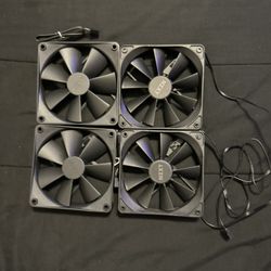 4 NZXT Fans 