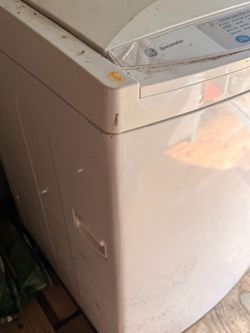 Portable top load washer
