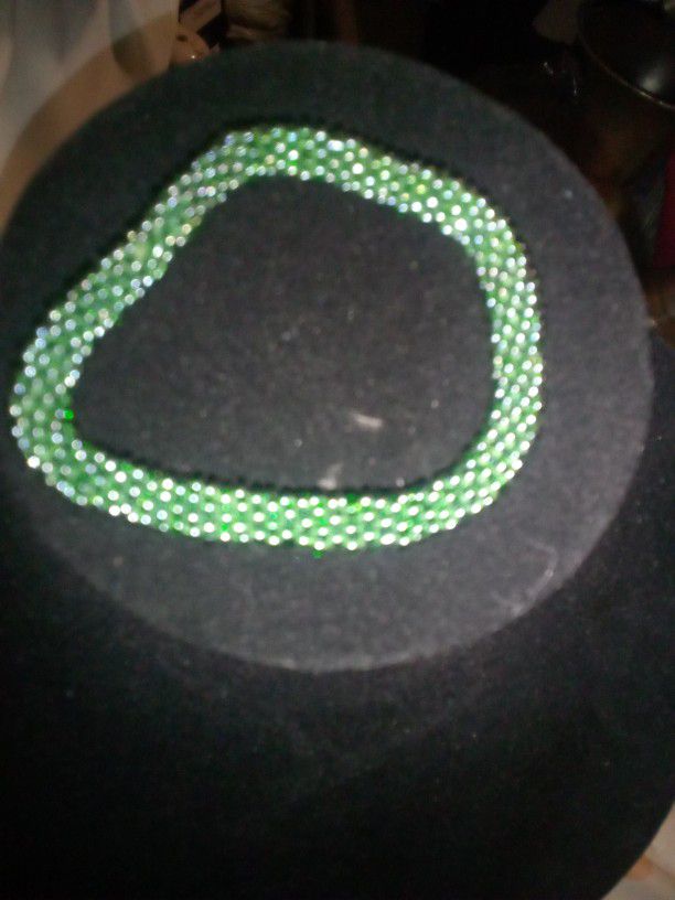 18 In Bracelet Beads Green