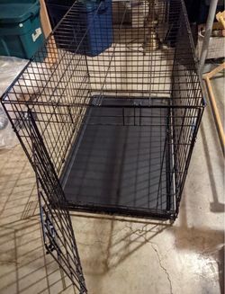 You & Me 1-Door Folding Dog Crate 36" L x 22 W x 24.5" H Large Dog