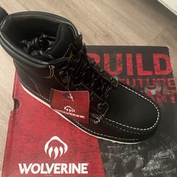 New  size 10.5 Wolverine Men's Moc-Toe 6" Work Boot