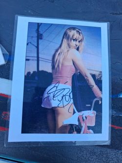 Signed Brittany Spears photo