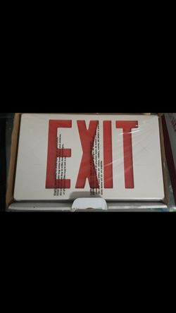 LED UNIVERSAL EXIT FIXTURE TOTALLY NEW