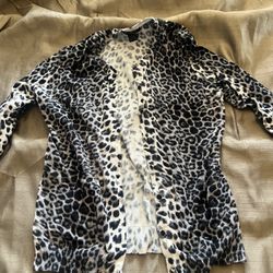 Leopard Cardigan Sweater
