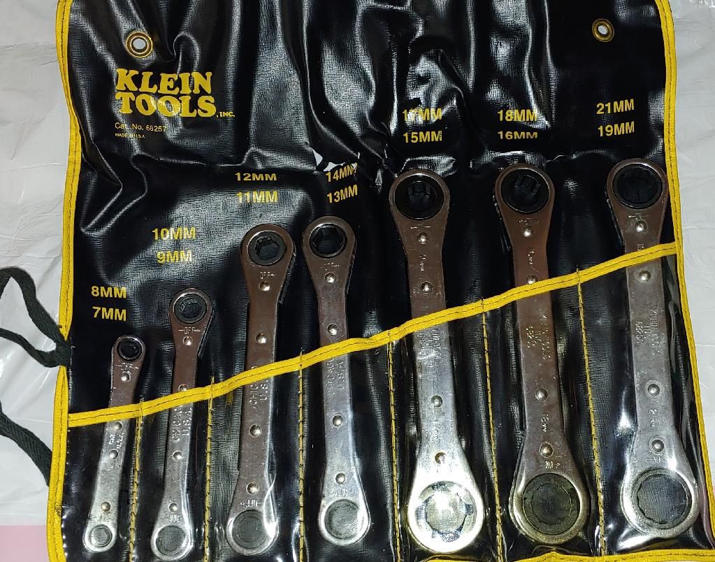 Klein Tools 7 Piece Metric Ratchet Wrench Set
