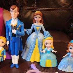 Disney ‘Sofia The First’ Royal Family 5 Poseable Figurine Set
