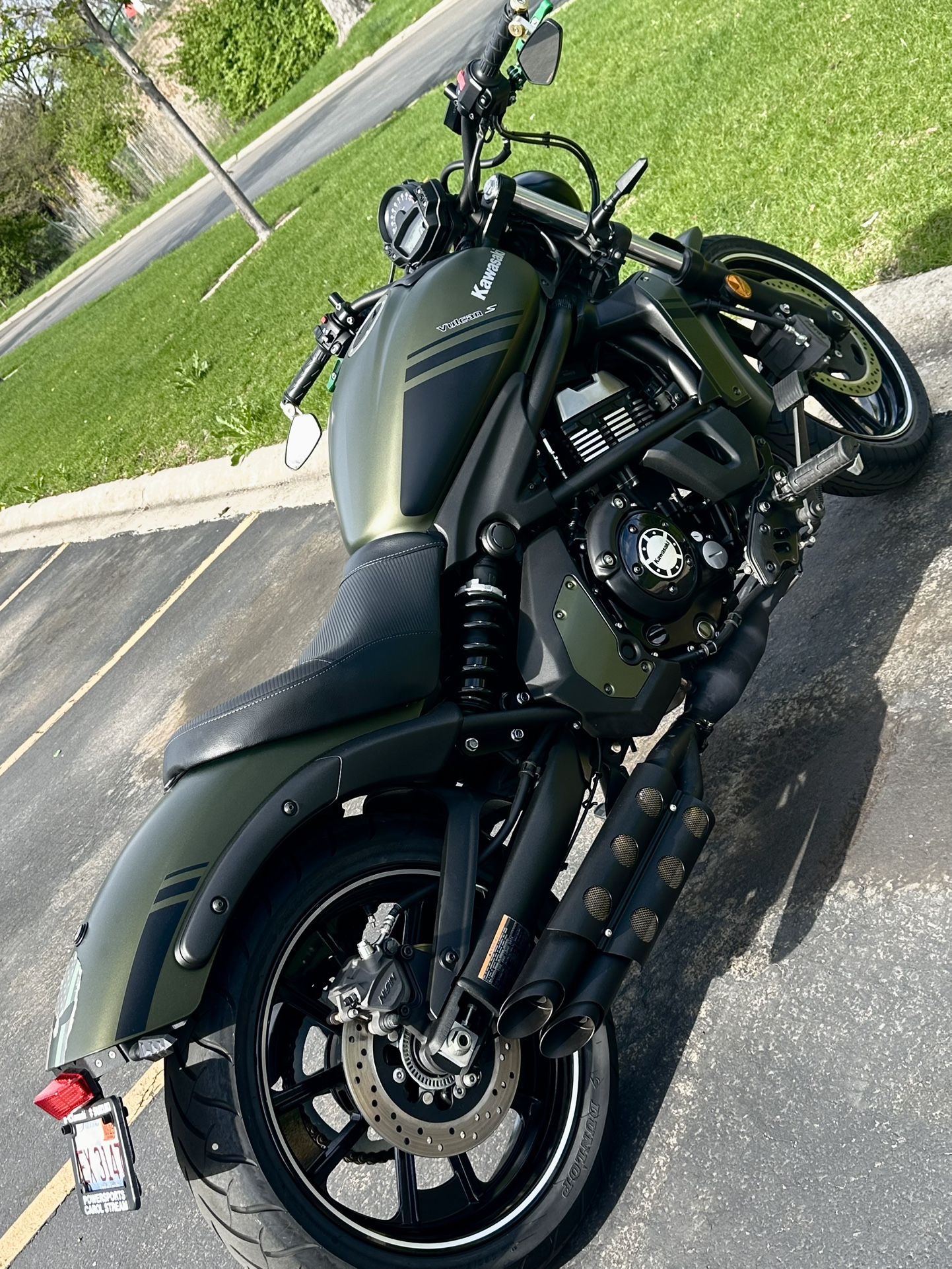 KAWASAKI. VULCA S. Green Army 650. Cc Sport
