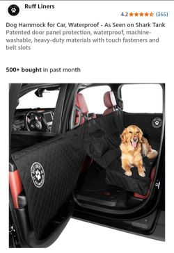 NEW DOG HAMMOCK FOR CAR