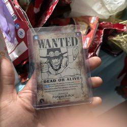 Ace Wanted Card 
