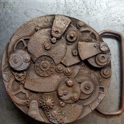 Clock  Watch Belt Buckle