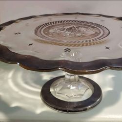 2 Vintage Georges Briard Cake Dishes