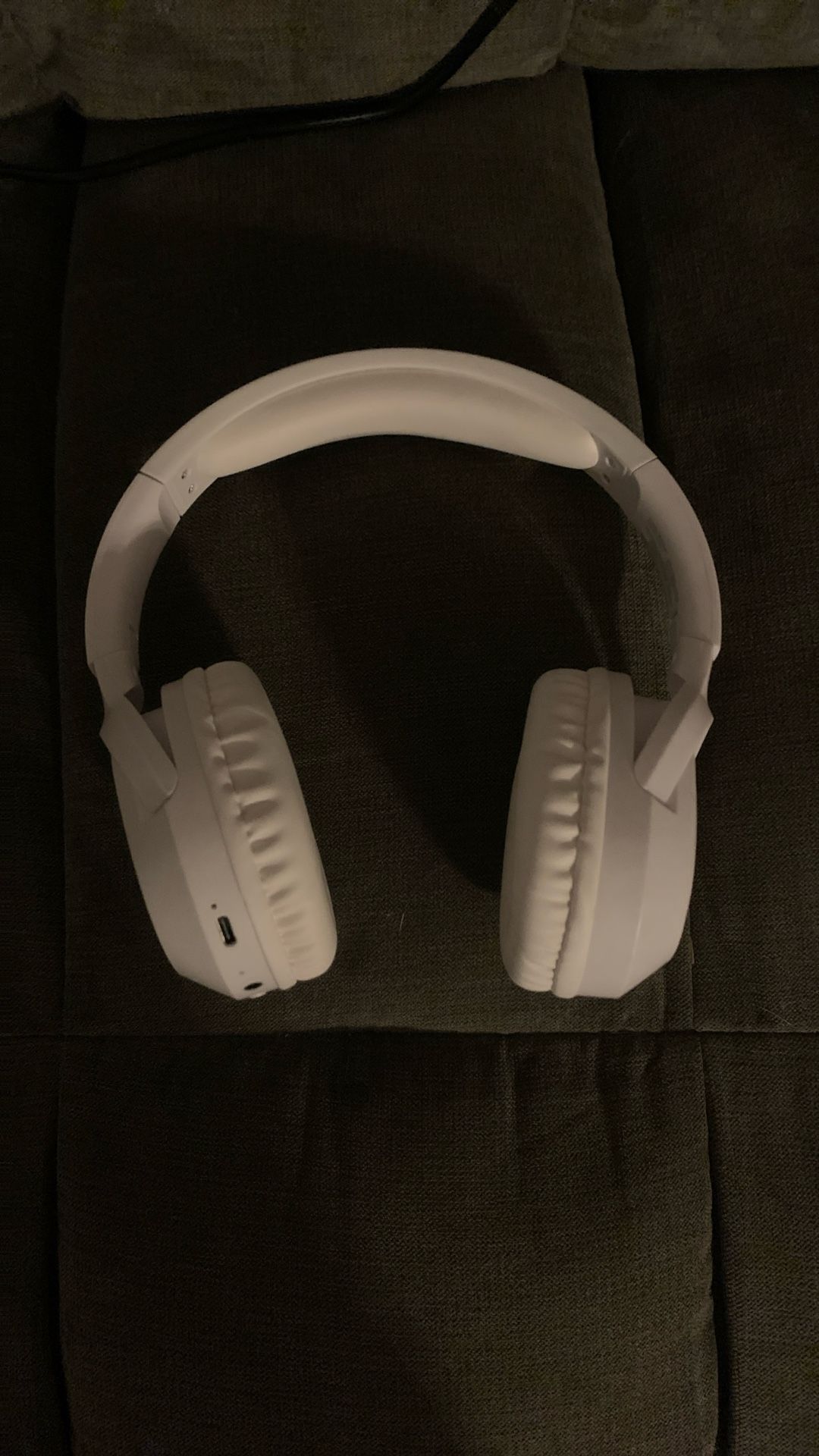 Clean LED White Headphones